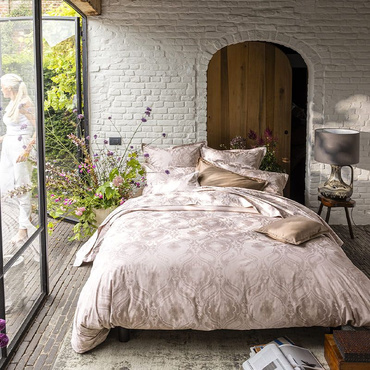 Pościel satynowa Alexandre Turpault Shalimar Pink Dew