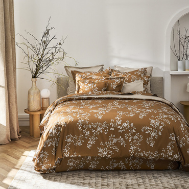 Pościel satynowa Alexandre Turpault Vivienne Gingembre