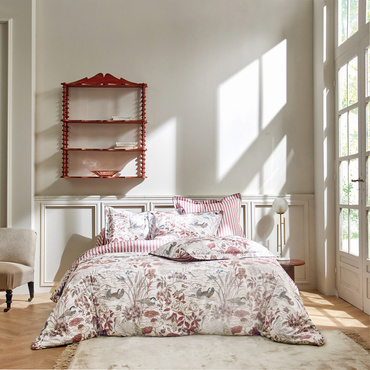 Pościel satynowa Sanderson Water Garden Rose