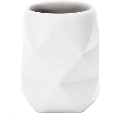 Kubek na szczoteczki do zębów Kleine Wolke Golden Crackle White