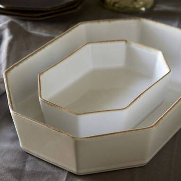 Naczynie do zapiekania Costa Nova Luzia Cloud White 35 cm