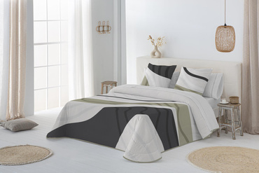 Narzuta bawełniana JVR Tejidos Onix Gris