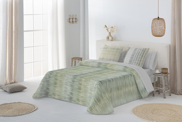 Narzuta bawełniana JVR Tejidos Einar Verde