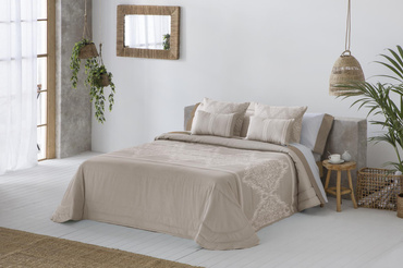 Narzuta żakardowa JVR Tejidos Idalia Beige