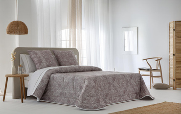 Narzuta bawełniana JVR Tejidos Iris Malva