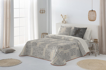 Narzuta bawełniana JVR Tejidos Axel Beige