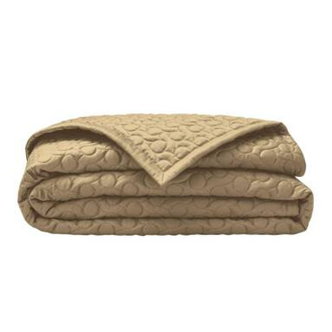 Narzuta satynowa Alexandre Turpault Poesie Desert Beige