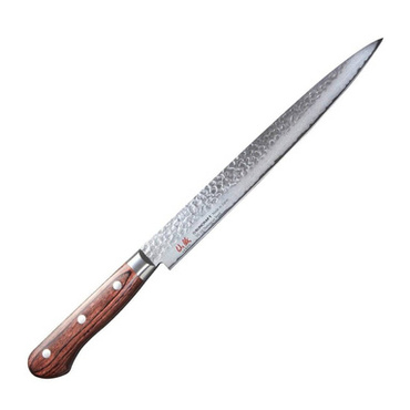 Nóż kuchenny ze stali damasceńskiej Suncraft Senzo Uniwersal Slicer 240 mm