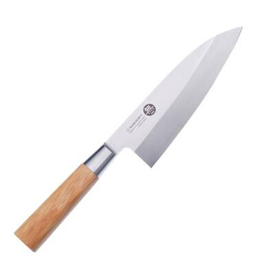 Nóż kuchenny Suncraft Mu Bamboo Deba 165 mm 