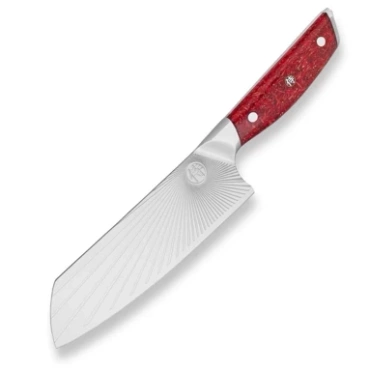 Nóż Dellinger Sandvik Northern Sun Santoku 185 mm Red