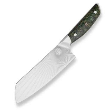 Nóż Dellinger Sandvik Northern Sun Santoku 185 mm Green