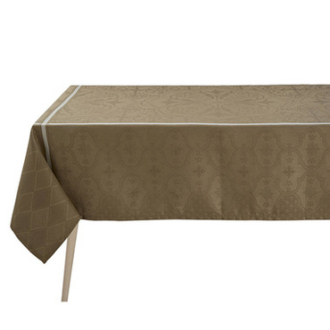 Obrus lniany Le Jacquard Français Armoiries Brown