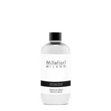 Uzupełniacz do pałeczek 500 ml Millefiori Milano White Paper Flowers