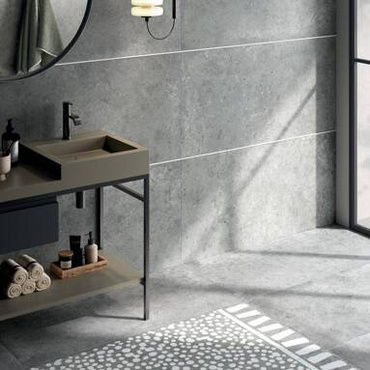 ABK Poetry Stone Pirenei Grey - płytka ceramiczna/gres antypoślizgowa 60x60 cm rett. 8.5 mm R10C