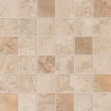 ABK Alpes Raw Mosaic Glam Sand - płytka ceramiczna/gres 30x30 cm rett. 9 mm naturale