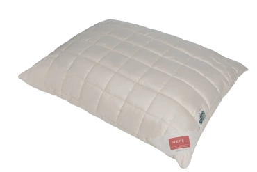 Poduszka Hefel Bio Zirbe (100% wełna z płatkami sosny, 100%, satyna bawełniana)