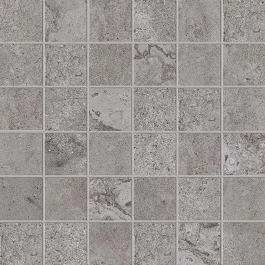 ABK Alpes Raw Lead Mosaic - płytka ceramiczna/gres 30x30 cm rett. 9 mm naturale