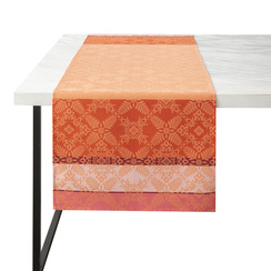 Bieżnik bawełniany Le Jacquard Français Mumbai Orange