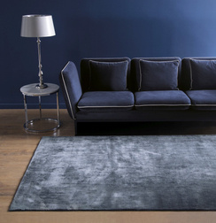 Dywan ręcznie tkany Carpet Decor Linen Dark Blue