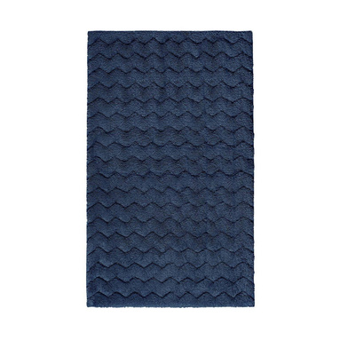 Dywanik łazienkowy Sorema Chevron Dark Denim