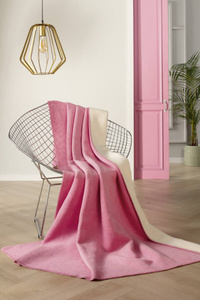 Koc Biederlack Pink-Ecru