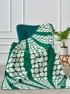 Koc Cotton Cloud Housie Geometric Lily Green