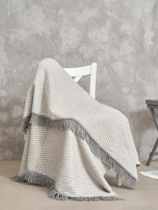 Koc Cotton Cloud Housie Zigzag Grey