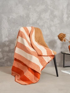 Koc Cotton Cloud Housie Zigzag stripes Orange