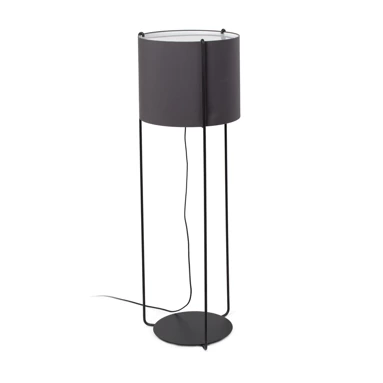 Lampa podłogowa Faro Barcelona Drum Black/Beige