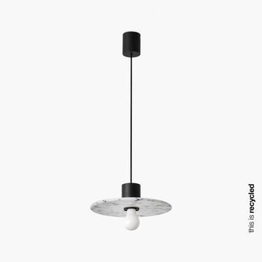 Lampa wisząca Faro Barcelona Confetti 300 Recycled Marmoreal ø30 cm