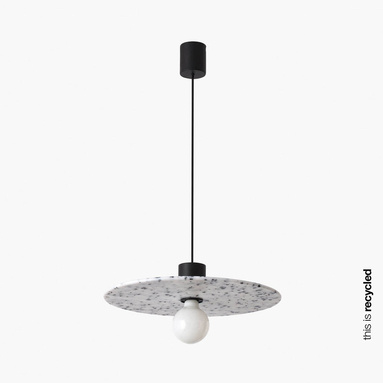 Lampa wisząca Faro Barcelona Confetti 300 Recycled Marmoreal ø45 cm