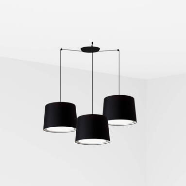 Lampa wisząca Faro Barcelona Conga Black 3L