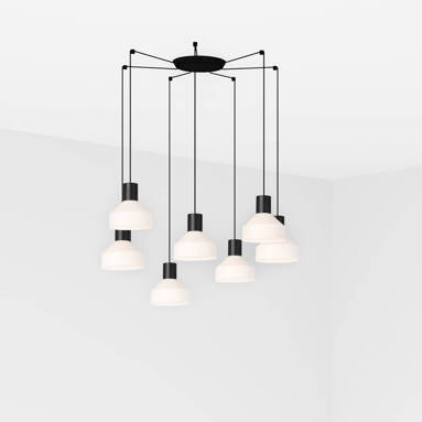 Lampa wisząca Faro Barcelona Kombo 200 Beige 7L bez wtyczki