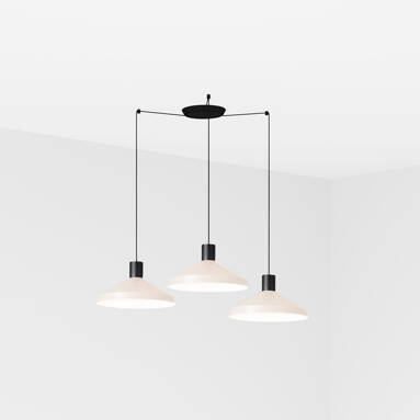 Lampa wisząca Faro Barcelona Kombo 400 3L Beige bez wtyczki