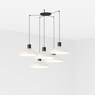 Lampa wisząca Faro Barcelona Kombo 400 5L Beige bez wtyczki