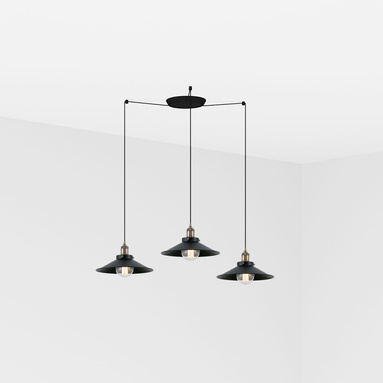 Lampa wisząca Faro Barcelona Marlin Black 3L