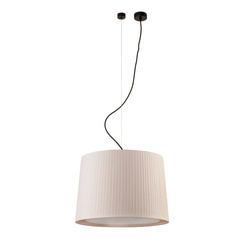 Lampa wisząca Faro Barcelona Samba Black/Ribbon Beige ø450