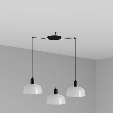 Lampa wisząca Faro Barcelona Tatawin M White 3L