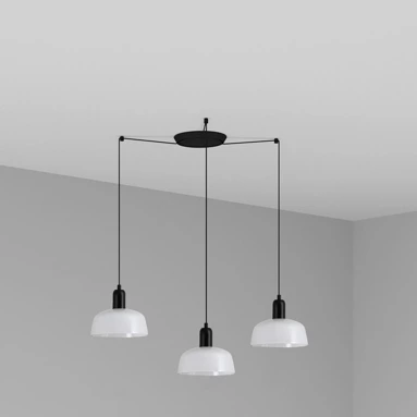 Lampa wisząca Faro Barcelona Tatawin S White 3L