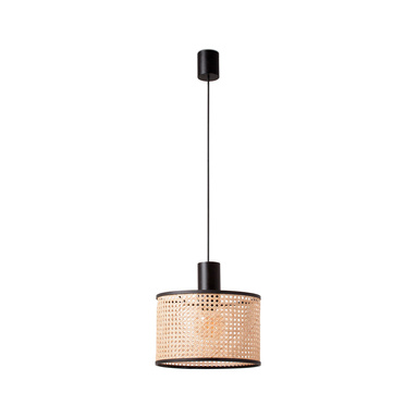 Lampa wisząca rattanowa Faro Barcelona Mambo 320 Black/Rattan Simple