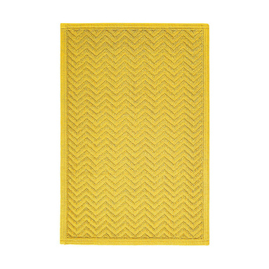 Mata łazienkowa Sorema Chevron Mustard