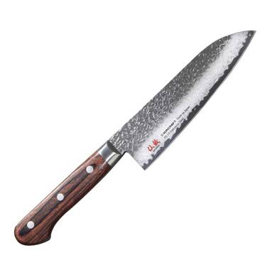 Nóż kuchenny ze stali damasceńskiej Suncraft SENZO UNIVERSAL Santoku 165 mm