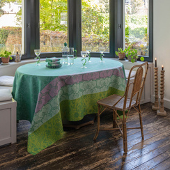 Obrus plamoodporny Le Jacquard Français Cottage Enduit Green