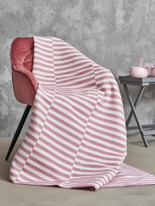 Pled Cotton Cloud Housie Pinky Stripes