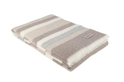 Pled wełniany Eskimo Venezia Streifen Beige