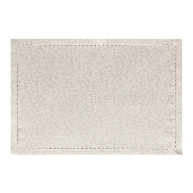 Podkładka żakardowa Le Jacquard Français Portofino Fiori Beige