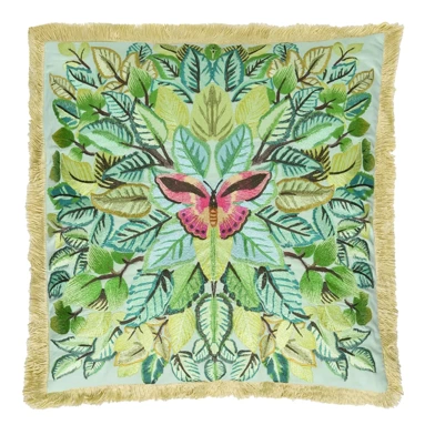 Poduszka dekoracyjna Designers Guild Celastrina Embroidered Turquoise