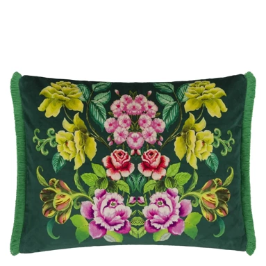 Poduszka dekoracyjna Designers Guild Eleonora Velours Viridian