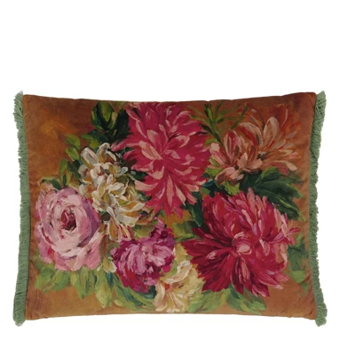 Poduszka dekoracyjna Designers Guild Fleurs D'Artistes Terracotta