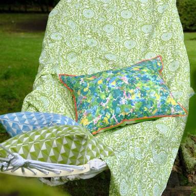 Poduszka dekoracyjna Designers Guild Outdoor Odisha Peridot